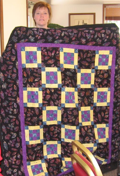 Paula's first quilt