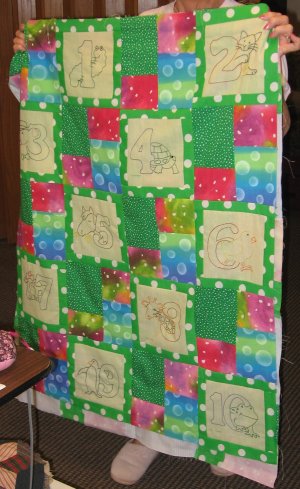 Judy's alphabet quilt