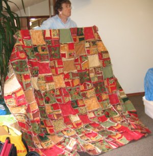 Judy's Rag quilt