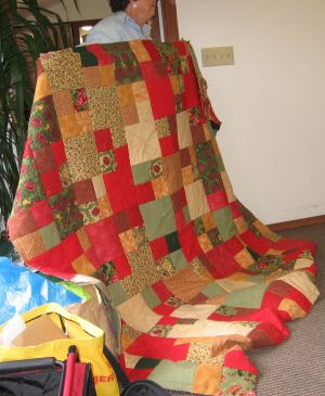 Judy's Rag quilt